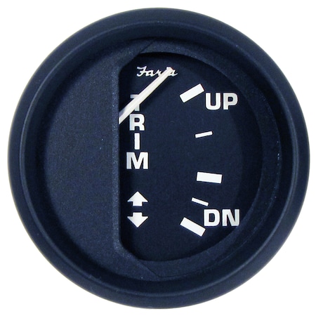 Faria Beede Instruments Euro Black 2" Trim Gauge (J/E/Suzuki Outboard) 12827